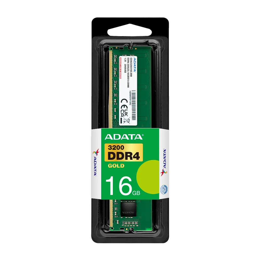 ADATA Desktop Ram 16GB 3200MHz DDR4 ADATA Desktop Ram 16GB 3200MHz DDR4